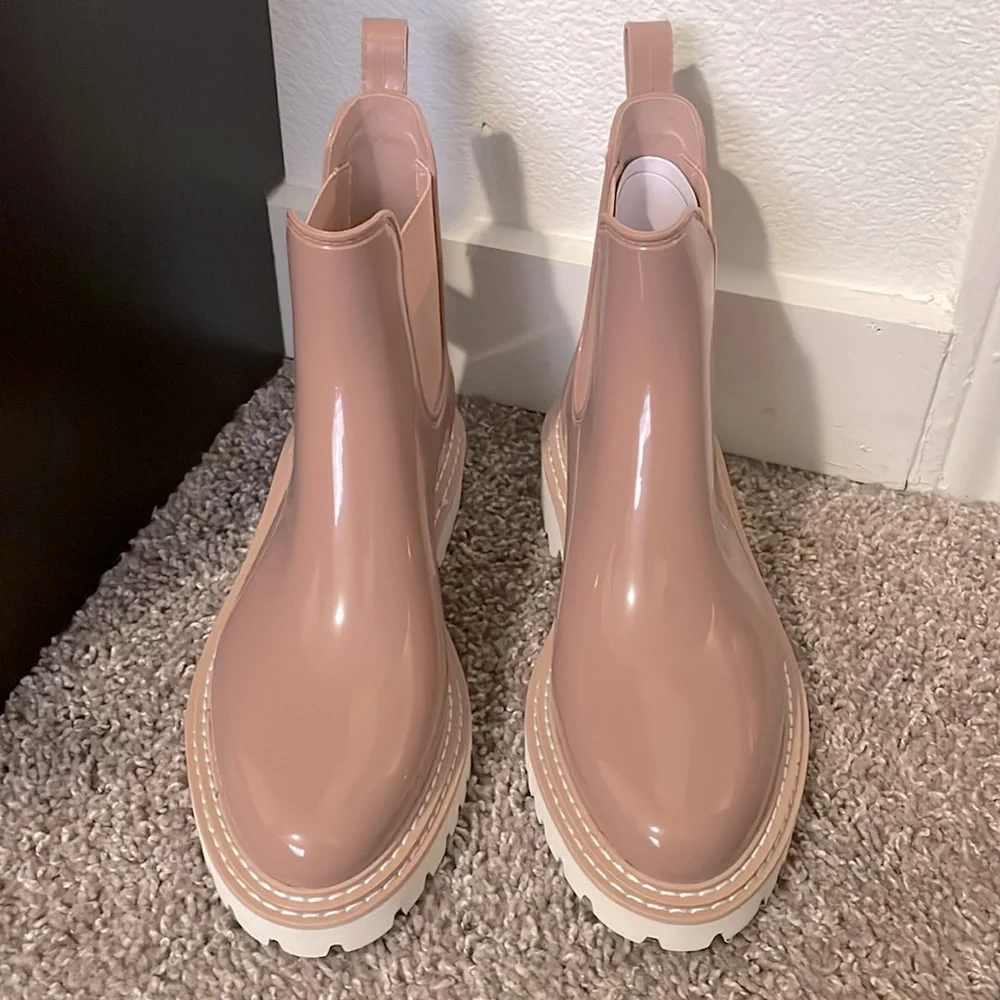 Dolce Vita Stormy Lug Sole Rain Bootie - Picture 3 of 10